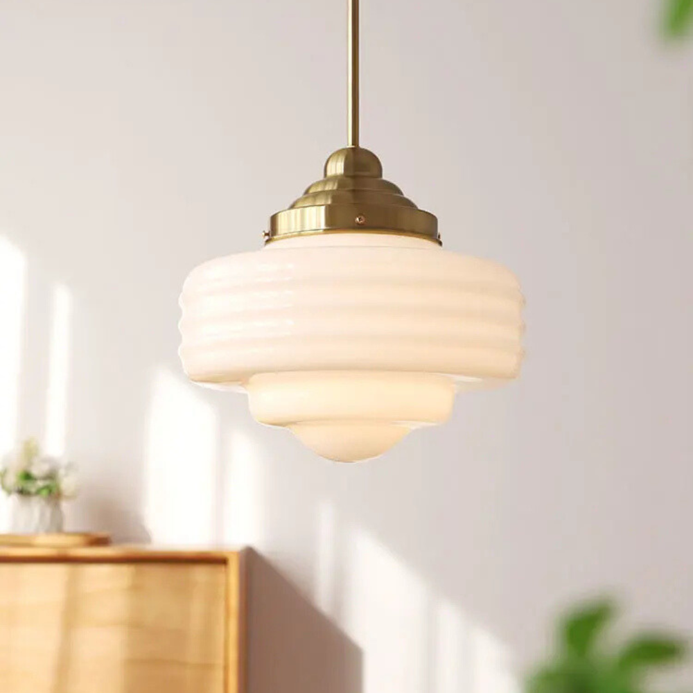 Elegante Hanglamp Eettafel van Glas en Metaal | Lumesphere-2