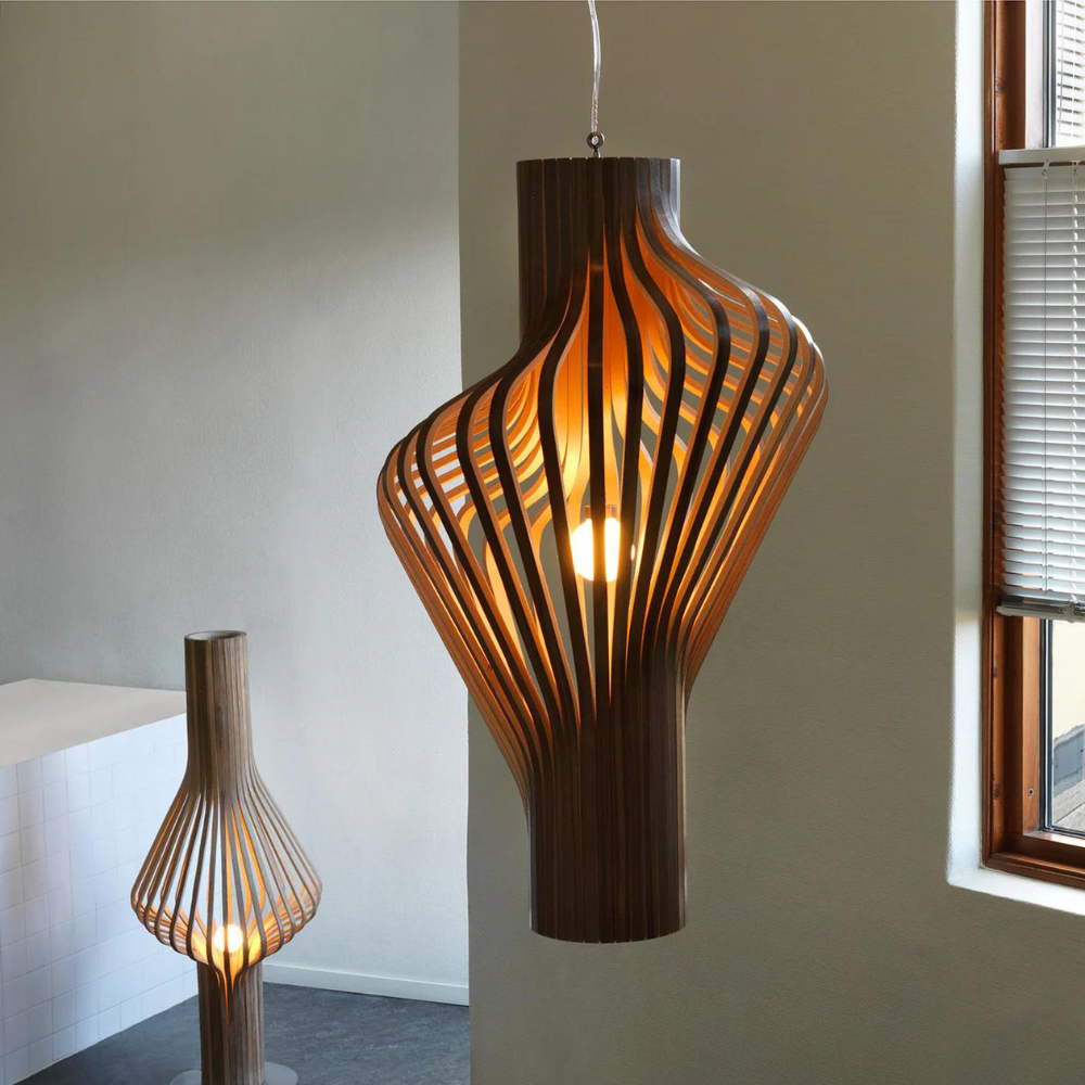Hanglamp Hout voor Woonkamer en Eetkamer | WoodGlow-2