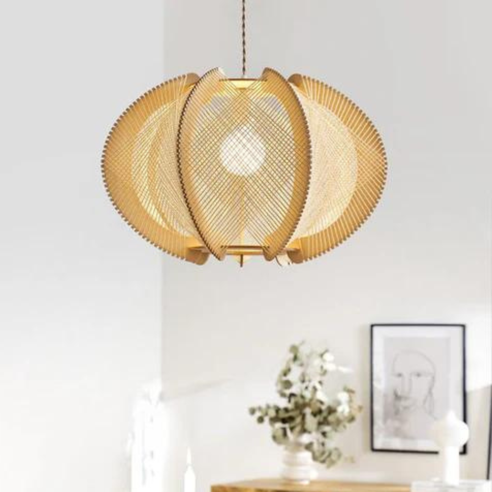 Hanglamp Hout en Metaal voor Eettafel | WoodLuxe-6