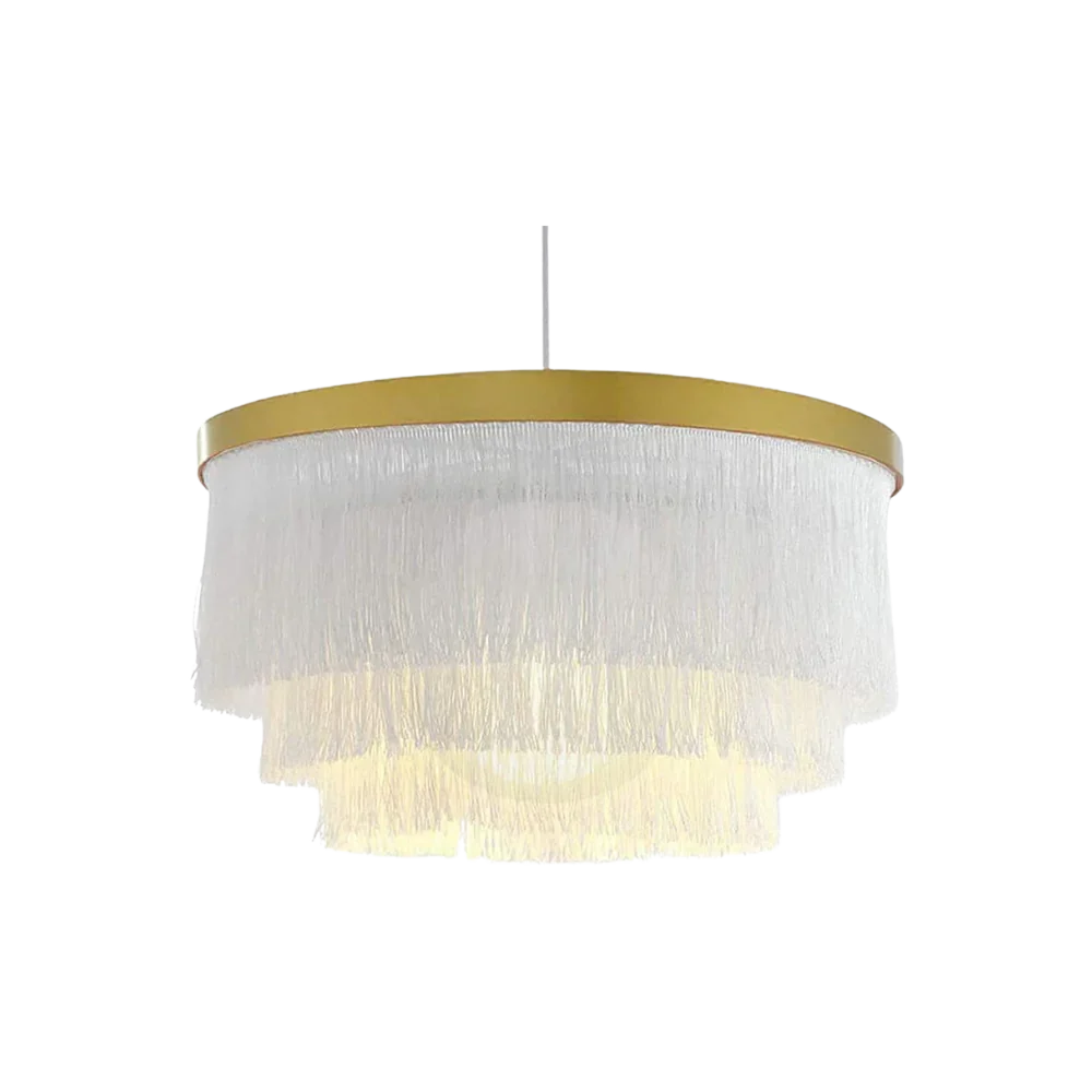 Variant image for Elegante Hanglamp Eettafel met Kwastontwerp | TasselLuxe-2