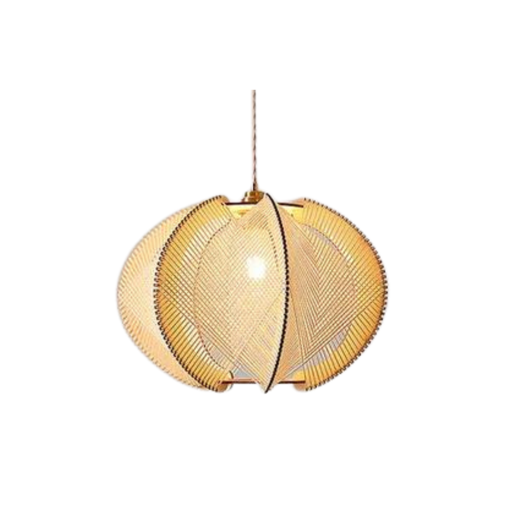 Hanglamp Hout en Metaal voor Eettafel | WoodLuxe-1