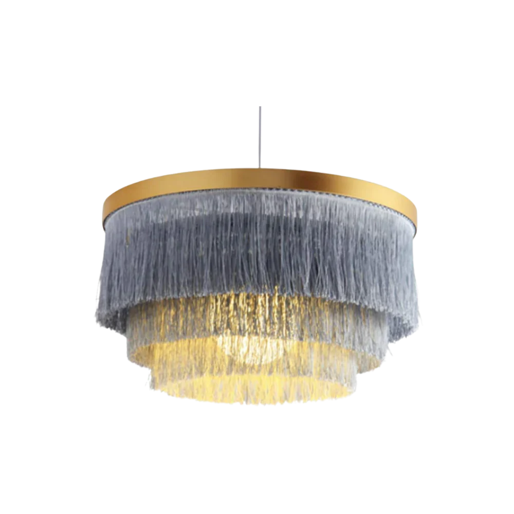 Variant image for Elegante Hanglamp Eettafel met Kwastontwerp | TasselLuxe-4