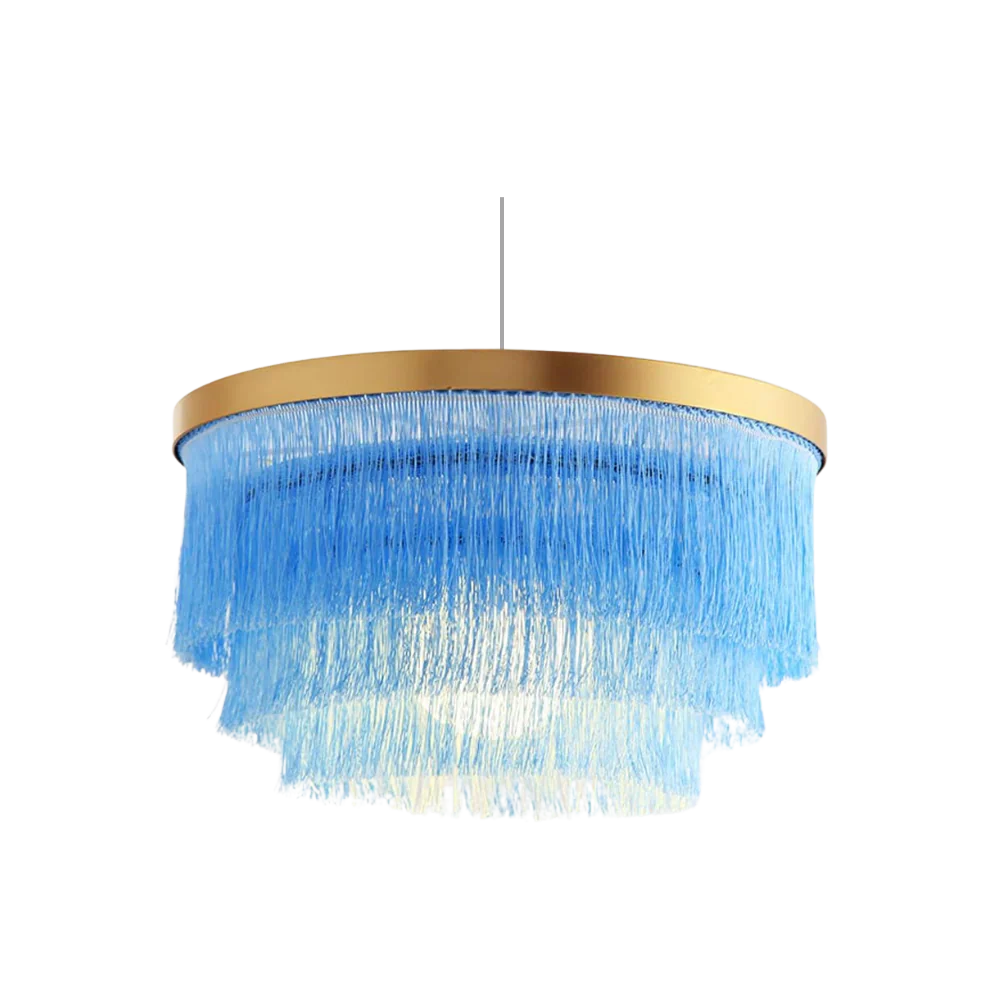 Variant image for Elegante Hanglamp Eettafel met Kwastontwerp | TasselLuxe-3