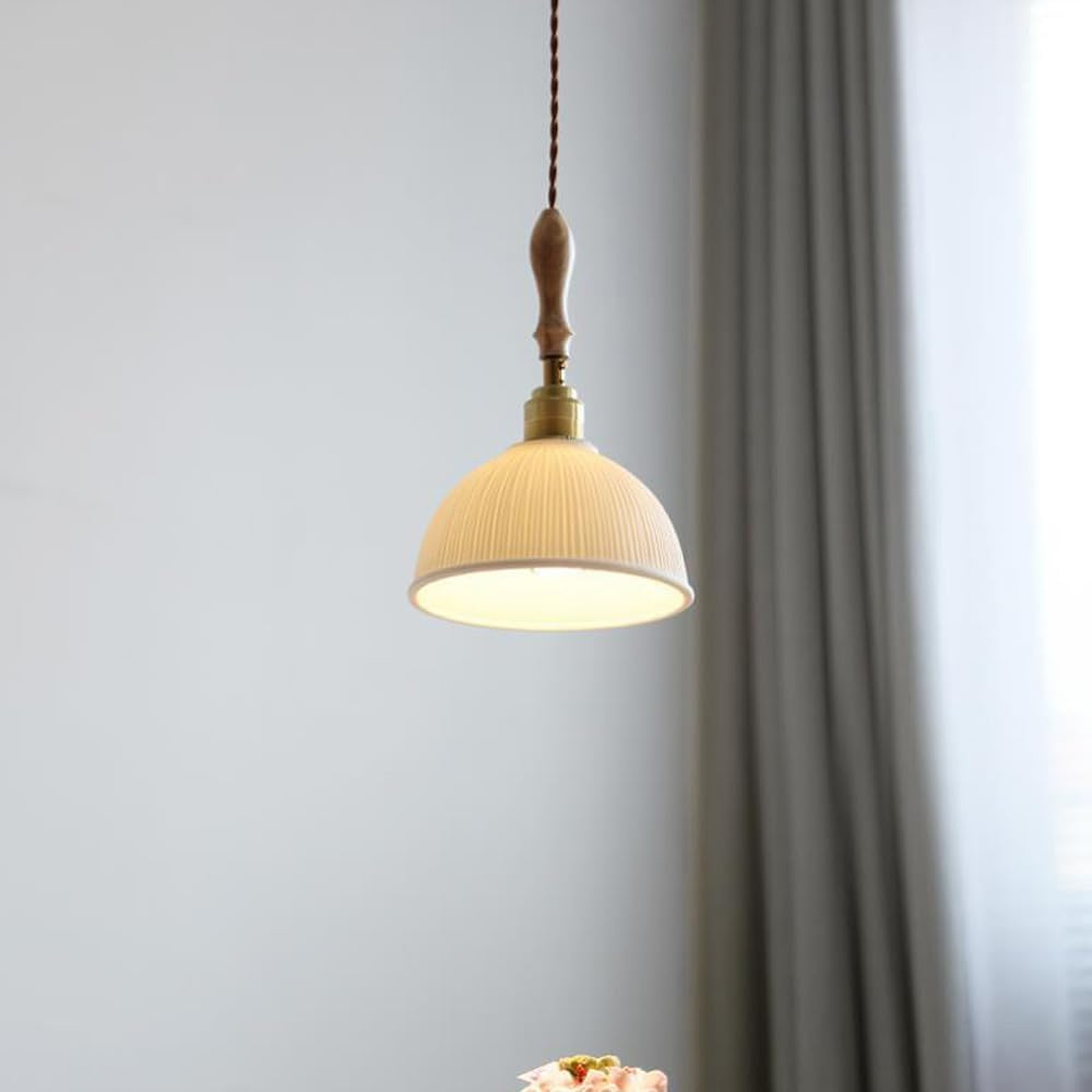 Rustieke Hanglamp Eettafel van Keramiek | RusticGlow-3
