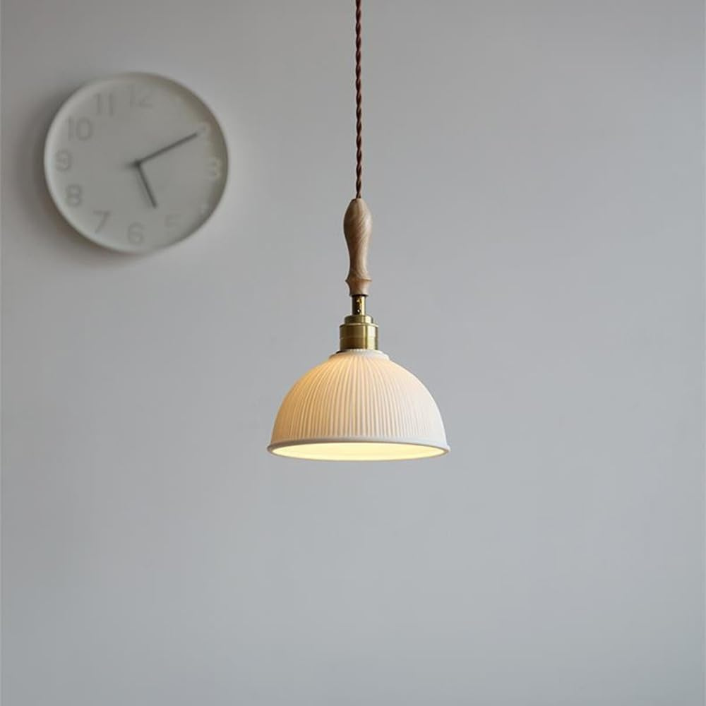 Rustieke Hanglamp Eettafel van Keramiek | RusticGlow-4
