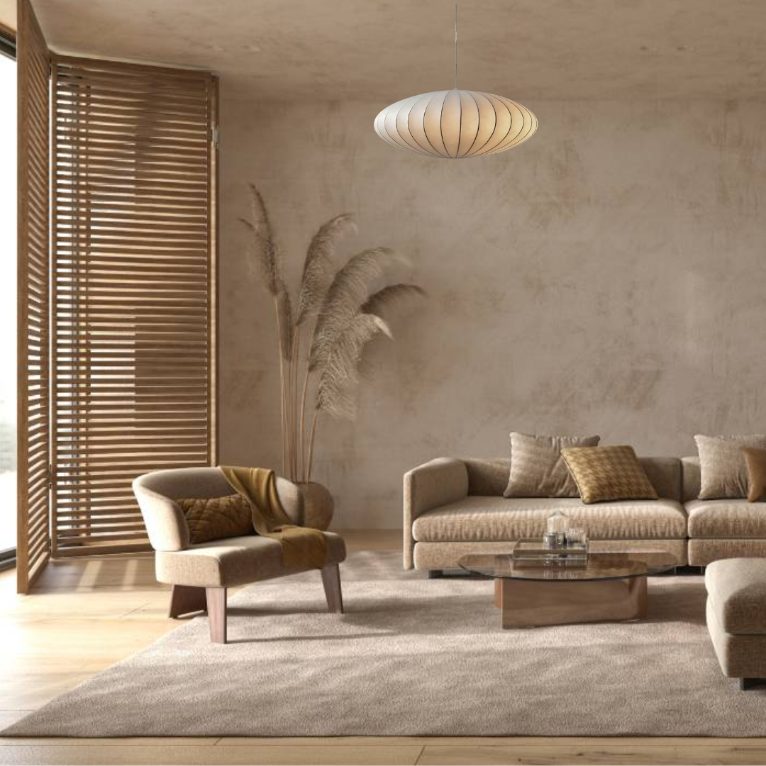 Plafondlamp in Zijde | LumeSilk