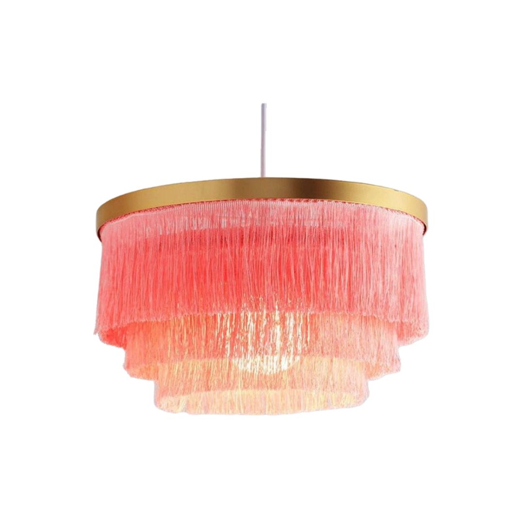 Elegante Hanglamp Eettafel met Kwastontwerp | TasselLuxe-1