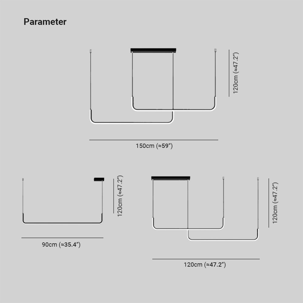 Moderne Hanglamp voor Woonkamer en Eetkamer | EdgeLume-6